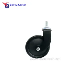 PP Trolley Wheel Castor Black Color